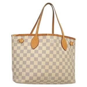 LOUIS VUITTON Damier Azur Neverfull PM Tote Bag N41362